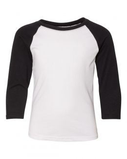 Next Level-Youth CVC Three-Quarter Sleeve Raglan-3352